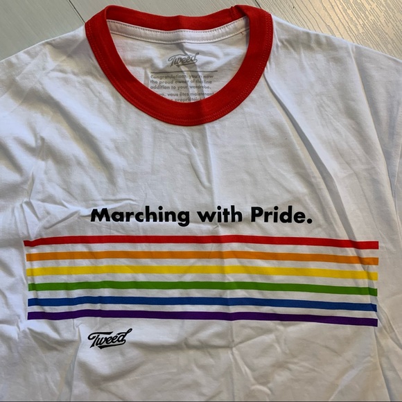 Tweed Cannabis Brand Pride Tee Shirts Unisex, Size Small, Set of 2 - Picture 3 of 8